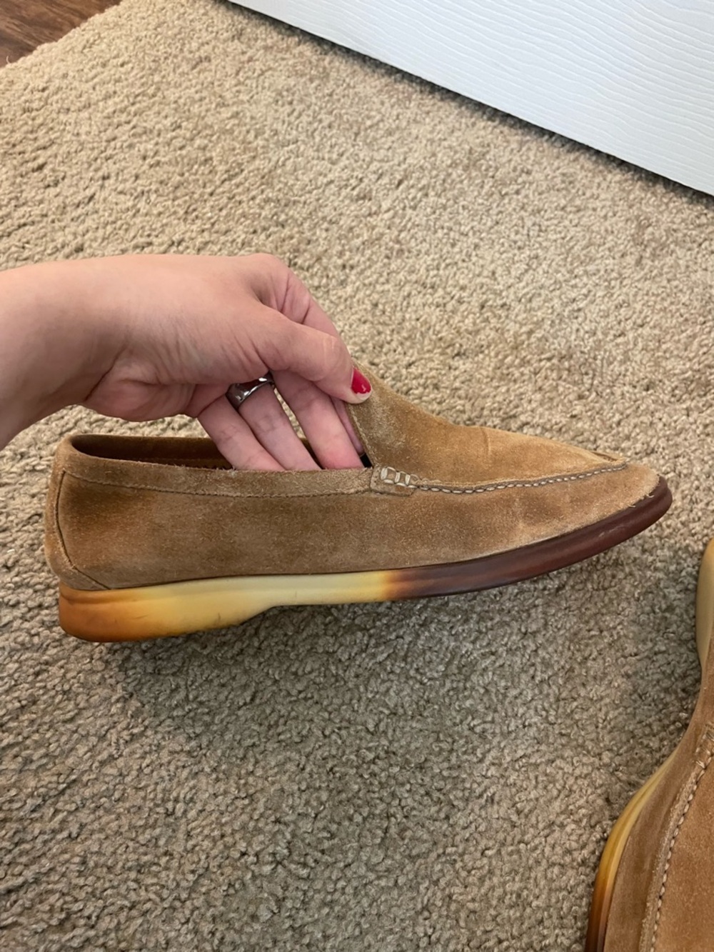 Loro Piana Camel Loafers - Picture 2 of 9